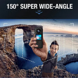 4K WiFi Anti-shake Action Dual 30m Waterproof Touch Screen Sport Camera for Travel Video Recorder Diving Bodycam
