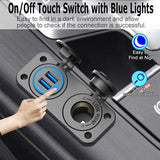 Port Socket GPS USB Outlet Fast Charge Adapter Versatile Boat Marine Charger For Truck Motorcycle