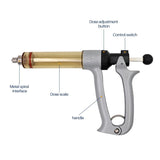25/50ml Animal Adjustable Continuous Syringe Vaccine Injector Veterinary Chicken Sheep Horse Special New Products