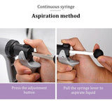 25/50ml Animal Veterinary Continuous Syringe Vaccine Injector Livestock Pig Cattle Sheep Adjustable scale Vaccine Syringe