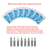 936 Adjustable Station 50W Iron BGA Mobile Repair Rework Welding Tools with 8pcs 900M Soldering Tips