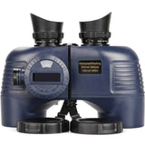 Military Nautical Binoculars 7X50 HD with Rangefinder Compass Telescope Nitrogen Waterproof Powerful Binoculars for Hunting