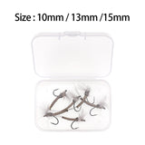 6Pcs Trout Flies Fishing Tackle Easy to Use Supplies fishing lures Dry