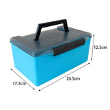 Fishing Portable with Handle Tackle Organizer Box
