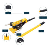 Bender SWG-25S Pipe Bender Manual "U" Type Pipe Bending Tool Iron/Stainless Steel/Copper/Aluminum Pipe Bending Machine Tools NEW