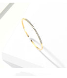 Rose gold fairy three-ring bracelet