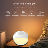 White Noise Sleep hine Built-in 6 Soothing Sound Soft Breath Light 15/30/60 Intelligent Timing for People oll Ages