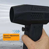 Handheld 500W Powerful Ducted Turbofan Jet Fan 50mm Brushless Motor High Power Dust Blower Keyboard Cleaning Tool