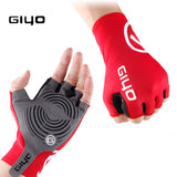 Giyo Gym Half Finger Bicycle Gloves MTB Road Bike Riding DH Racing Shock Absorption Outdoor Mittens