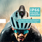 Motorcycle High Clear 2K Dual Recording Bicycle Helmet Camera with Se sor Wireless Control 170° WIFI 1600mAH