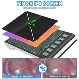 Digital Otoscope with 7-Inch Screen, Camera, Visual Ear Scoop Supports Photo Snapshots and Video Recording (32G)
