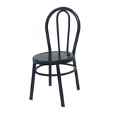 2 Pcs Miniature Black Dining Chair 1:12 Scale Mini Metal Chairs For DIY Dollhouse Kitchen Furniture Decoration Toy