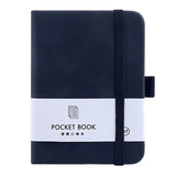 Stylish Portable Diary Notebook with Elastic Strap Bookmark Ribbon Design for Home