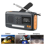 Outdoor Hand Crank Radio Bluetooth Radio DAB/FM Bluetooth Radio With LED Flashlight/SOS