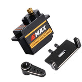 ES08MAII Steering with Mount and Servo Arm for Axial SCX24 1/24 RC Crawler Car Upgrades Parts Accessories,2