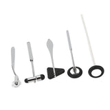 Diagnostic Hammer Set Acupuncture Neurological Hammer Set Zinc Alloy Slip Resistant Handle for Skin Surface