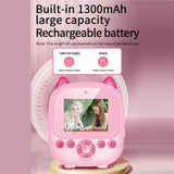 Portable Children Instant Print Kid 2.4 Inch Screen Digital Camera Photo Selfie HD Video Thermal Inkless Printing