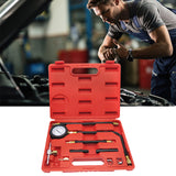Fuel Pump Pressure Kit 0-100PSI Gas Injection Manometer Engine Gasoe Tester Tool Set