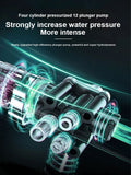 Boosted powerful car washing for household high-pressure and or washing, electric drill modified portable water gun