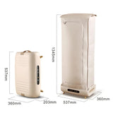 220V 800W 200L Household Clothes Folding Dryer Multifunctional Clothing Care Hanging Ig hine With Remote Control