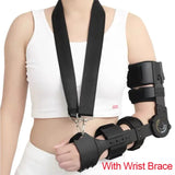 Adjustable Joint Fixation Brace-Carbon Fiber Hinged Rom Elbow Brace- For Fractures,Trauma Arm Injury Recovery Support