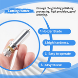 15 PCS 30/45/60 Degree Cutter Carbide Blades with Holder Blade Housing for Silhouette Cameo 3 Vinyl Cutting hines
