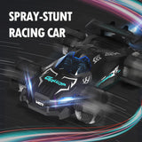 2.4g remote control drift spray racing high-speed light music children's electric charging toy car