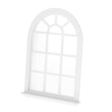1/12 French Windows,Miniature White Wooden Window Frame For DIY Dollhouse Furniture Accessories