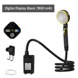 Portable Camping Pump RV Outdoor Camp w/Full Screen Intelligent Digital Display Adjustable Shower Kit