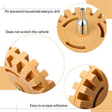 Top-8 Pack Wheel Car Decal And Sticker Remover 4 Inch Adhesive Removal Tool With Bit Adapter