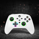 2.4G Wireless Gaming Controller With LED Flashing Light Macro Functions For  Black