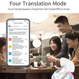 B18 Wireless Bluetooth Noise Canceg Headphones 114 Languages Real-Time Travel Translator Multifunctional Earphone