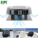 Solar Powered Attic Air Conditioning Industrial Vent 25W HVAC Tools Factory Eco Roof Ventilation Blower Wind Turbine Exhaust Fan