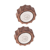 2Pcs Coffee Knob Modification, Sturdy Anti Scald Walnut Wooden Handles for 3145 Espresso hine