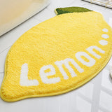 Fruit Shape Home Entrance Bathroom Door Non-Slip Carpet Absorbent Bathtub Rug Foot Indoor Mat