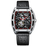 2022 GUANQIN Luxury Fashion Sapphire Mechanical Automatic Watch Men's Watch Stainless Steel Hollow Tourbillon Men's Accessories