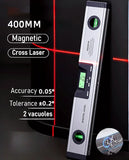 NEW 40cm/60cm/80cm Electronic Digital Display Aluminum Alloy Angle Incometer Laser Infrared Magnetic Level Ruler