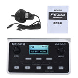 MOOER PE100 Portable Multi-effects Processor Guitar Effect Pedal 39 Effects 40 Drum Patterns 10 Metronomes Tap Tempo