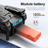 New V88 Drone Dual Camera 4K HD Professional Foldable Quadcopter 5G GPS Photography Optical w UAV mini Dron Control Toy