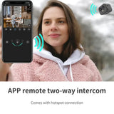 Mini WiFi IP Camera HD 4K Wireless Security Surveillance Micro Dual Cam Night Vision Smart Home Sports Monitor Built-in Battery