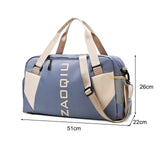 Sport Gym Men Women Outdoor Waterproof Separate Space For Shoes Oxford Wee Travel Duffel Bag for Swimming