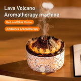 1 Pc Volcano Jellyfish Air Humidifiers Flame Night Light  Cool Mist Air Purifier For Home Bedroom Winter Home Decor Room Decor