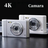4K Digital Camera HD Photography Travel Camara 2.4Inch Selfie Mini Retro Cam