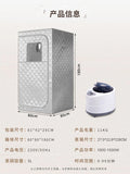 Portable Steam Tent Sauna Box with 3L Steamer, Remote Control, Folding Chair