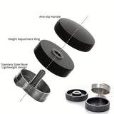 1pc Coffee Distributor & Tamper, Dual Head Coffee Leveler Fits For 58mm, Professional Espresso Hand Tampers, Coffee Distributor