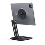 Ergonomic Aluminum Tablet pc holder 360 rotating portable magnetic flexible tablet desktop stand for