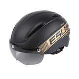 ESLNF Magnetic Windshield Detachable Cycg Breathable Heat-Dissipating Impact-Resistant Safety MTB Bike Helmet