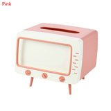 Home Multi-Color TV Tissue Box Multi-Function Desktop Pumping Box Mobile Phone Viewing Bracket Living Room Storage Box