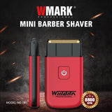 2024 New WMARK NG-7901 Ultra Thin Mini Stainless Steel Titanium Plated Two Blade Mesh Razor, Electric Men's Shaver