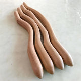1 Set 4 Pcs Guasha Scraping Stick for Back Shoulder Neck Waist Leg Massage Tools Made From Natural Wood Fast Large Area Gua Sha